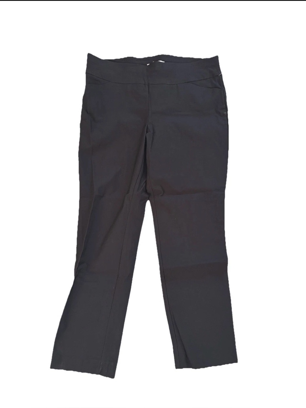 Jones Studio Women’s Straight Leg Black Pants Size 12R New